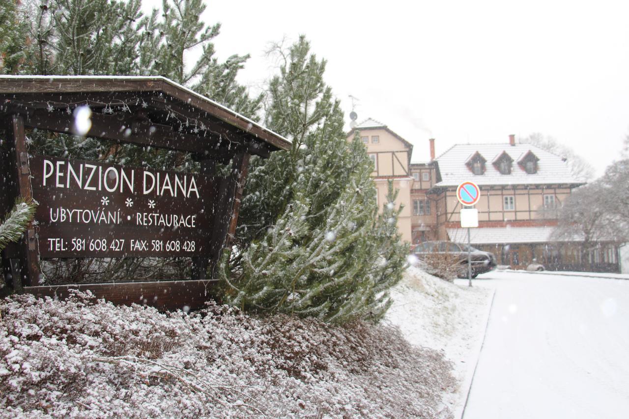 Penzion Diana Teplice nad Becvou Ngoại thất bức ảnh